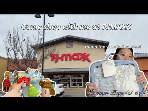 Christmas shopping at TJMAXX + Clean with me - Vlogmas Day 10-11