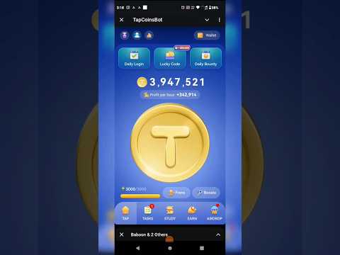 Tap Coin Combo 21-09-2024 #tapping #tapcoinbounty #tapcoin #airdrop