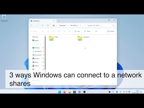 How to access a network share from a Microsoft Windows computer