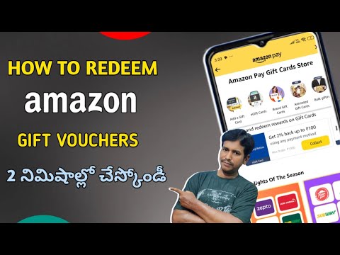 How to redeem amazon Gift vouchers|How to redeem amazon gift cards| #amazongiftcards #amazon