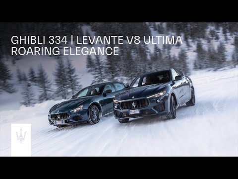 Maserati Ghibli 334. Levante V8 Ultima. Roaring Elegance