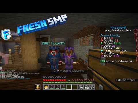 PLAYING ON THE FRESHSMP!