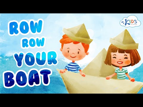 Row Row Row Your Boat Song | Bedtime Lullaby | Kids Academy