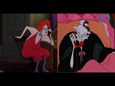 Madame Medusa yells at Cruella De Vil / Disney Crossover