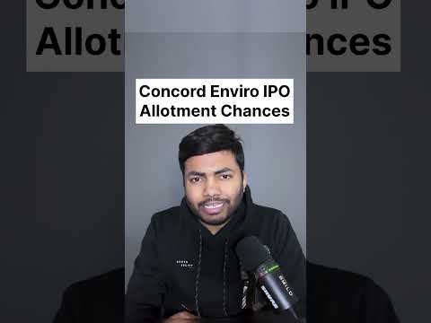 Concord Enviro System IPO Final Allotment Chances | Latest IPO GMP #shorts #latestipo #ipo #ipoalert