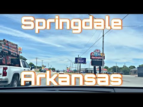 Springdale, Arkansas - City Tour & Drive Thru