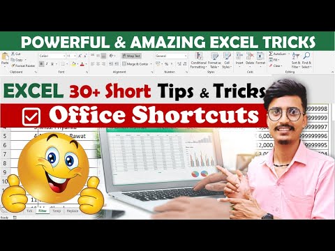 ✅ Top 30 Excel Tips and Tricks in Excel | #Exceltips #Exceltricks