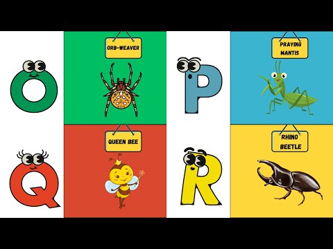 ABC Insects Song 🐜🦋 | Fun Bug Learning Song for Kids | UZR Learning | #abcd #kids