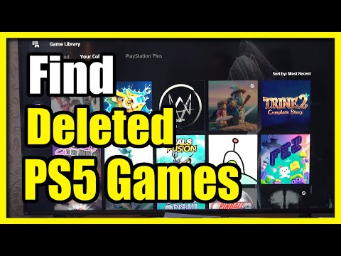 How to Redownload deleted Games on your PS5 Console (Game Library)