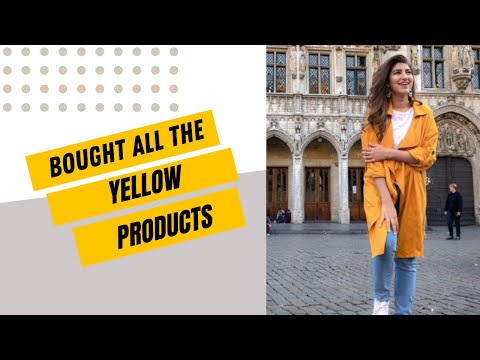 Saman's attempt to buy BEST yellow products!