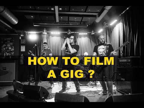 How to film a live band