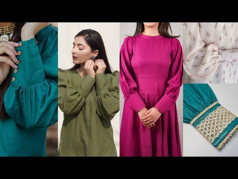 Long cuff sleeves design | winter dress sleeves designs