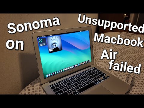 failing to put macos sonoma on unsupported Macbook