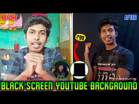 Professional Black Background for YouTube videos | lighting setup for YouTube video🔥😍