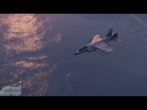 Gta5 - Michael flying his jet