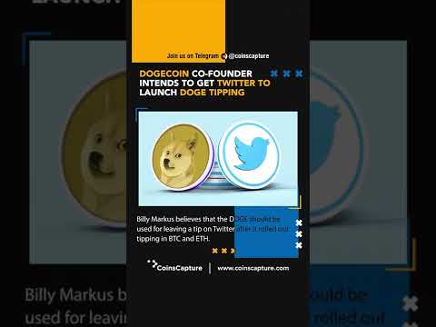 News of the day: Dogecoin Co-founder Intends To Get Twitter To Launch DOGE Tipping