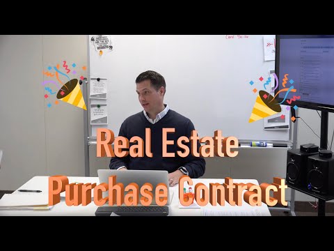 [Realtor Training] Real Estate Purchase Contract (Part 1/5)