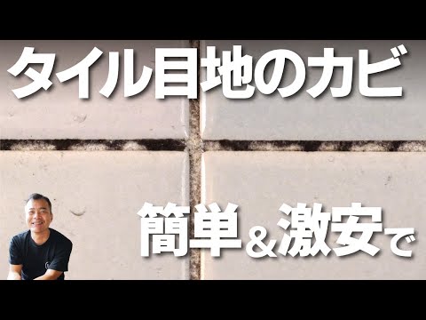 【タイル目地】カビとり　コスパ最強はこの方法