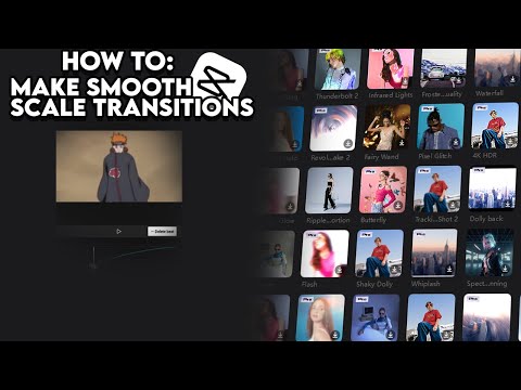 HOW TO: Make Smooth Scale Transitions For AMV Edits - CapCut