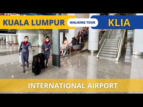 KLIA 🇲🇾 AIRPORT KUALA LUMPUR international Walking Tour