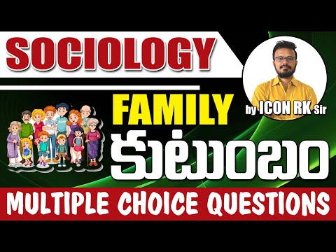 సోషియాలజీ | కుటుంబం పై ప్రశ్నలు | Family | Download ICON INDIA App