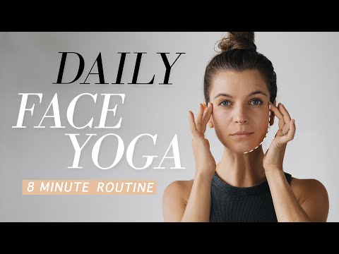 Daily Face Yoga | Face Sculpting Massage for every day | 8 Min. to Radiant Skin & Natural Glow