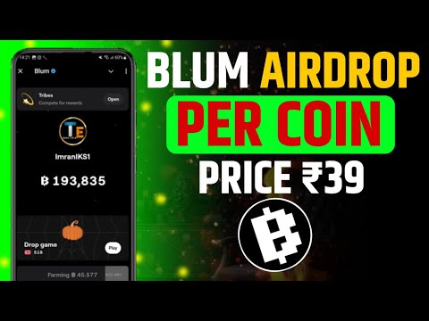 BLUM AIRDROP PER COIN PRICE TODAY | BLUM PRICE PRICTION | BLUM COIN PRICE | BLUM LISTING DATE