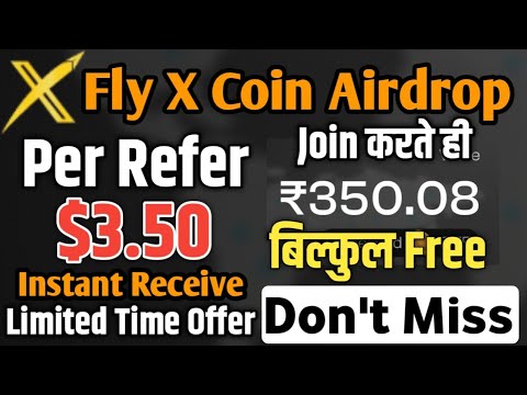 Flyx Coin New Airdrop 2025 ! Free Flyxcoin Airdrop !Join करते ही $350 का Airdrop बिलकुल Free Airdrop