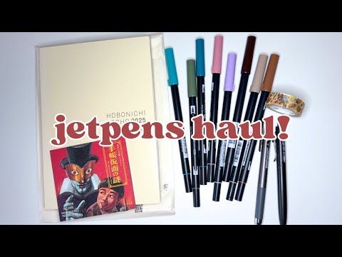 JetPens Stationery Haul | Hobonichi Cousin, Pens, and Washi