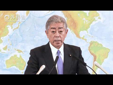 岩屋外務大臣 就任記者会見（令和6年10月2日）