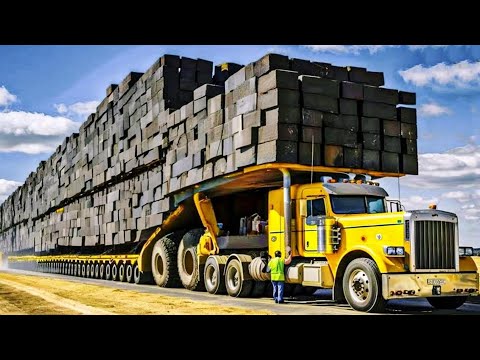 Industrial Heavy Load Transport | Incredible Road Moments | Extreme Dangerous Truck Driving Skills#1