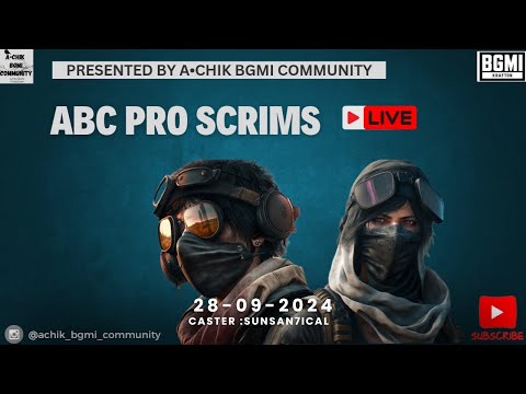 [HINDI] WEEK 21 || DAY 5 || ABC PRO SCRIMS Presented by A•chik BGMI Community ||CASTER : SUNSAN7ICAL