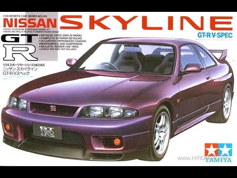 Whats In The Box | Tamiya Nissan Skyline R33 GTR Spec-V