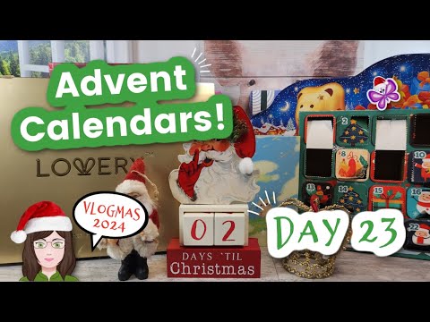 Day 23 - Opening ADVENT CALENDARS!  Vlogmas Day 23!  2024