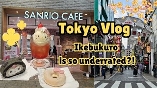 Japan Vlog 🇯🇵 Ikebukuro Sanrio Cafe, Sunshine City, Best Ramen in Tokyo, Ghibli Store