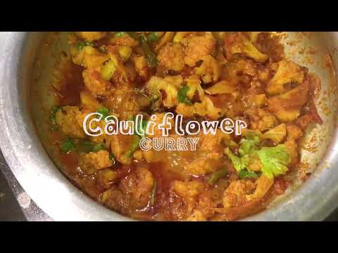 Cauliflower Curry SIMPLE recipe @ZestTasty