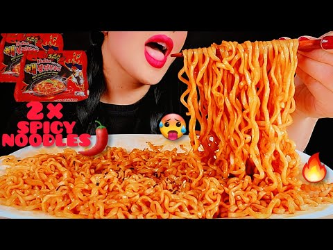 🌶 ASMR KOREAN NUCLEAR 🥵🔥Fire Noodle challenge 🔥MOKBANG🍜 |핵화산국수 한국식 먹기에 도전하세요|Notalking 🐾