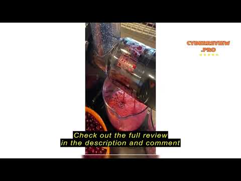 Review Slow Juicer Machines, IWODTECH Cold Press Juicer, Masticating Juicer Vegetable and Fruit, Wit