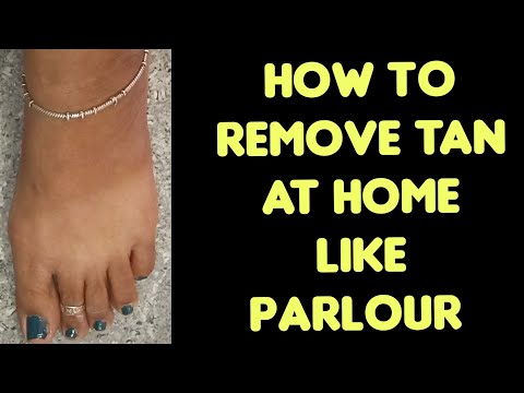 How to remove tan at home like parlour ✨//tan removal face pack//tan removal cream