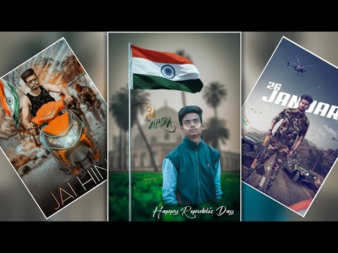 Republic dey special photo editing tutorial - 26 January photo editing tutorial - PicsArt Tutorial