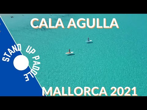 Cala Ratjada Mallorca - Stand up Paddle Cala Agulla entspannt leer Juni 2021 Drohnen Video 4K HD