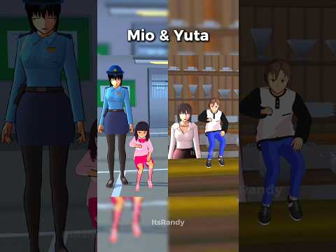 Mio & Yuta " Haidilao " dance everywhere 😆 #sakuraschoolsimulator #shorts #tiktok #trending