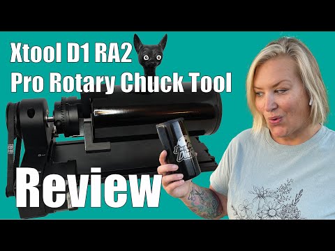 Xtool D1 RA2 Pro Rotary Tool Chuck Demo