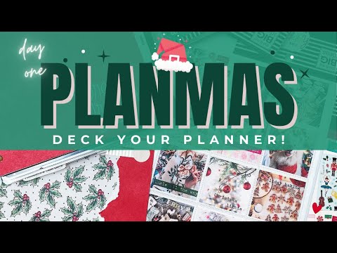 Deck Your Planner for the Holidays // PLANMAS Day 1 | Plans by Rochelle