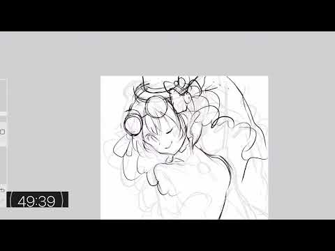 【ワンドロ配信】依神女苑/東方projectを描く。