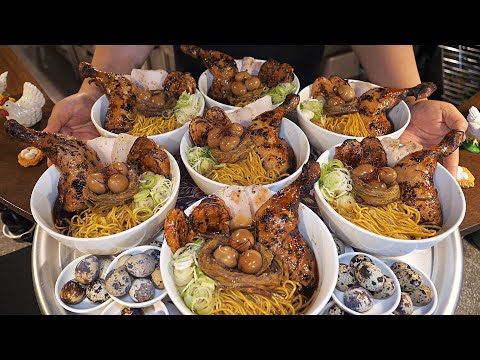 Amazing Chicken Dishes! Chicken Ramen, Chicken Burger, Crispy Chicken - TOP 3 / Korean Street Food