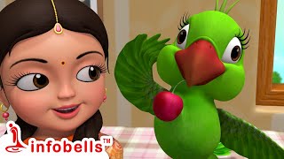 Chitti Chilakamma Amma Kottinda | Telugu Rhymes for Children | Infobells