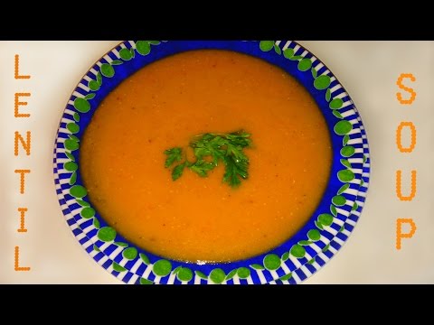 Vegan Vegetarian Red Lentil Soup. Turkish Soup | Vegan and vegetarian recipes