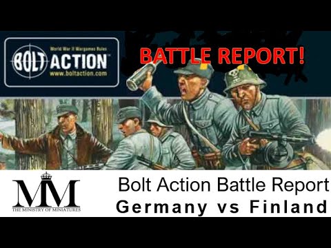 Bolt Action Battle Report: Germans vs Finnish, 1200 points.