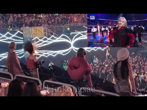 2NE1 reaction to ATEEZ | Mingi reaction to 2NE1 at SBS GAYO DAEJEON 2024